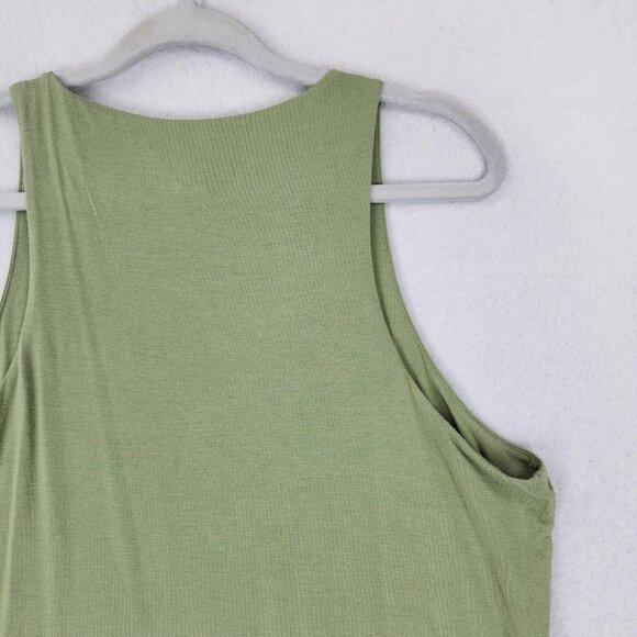 Athleta Dress Women XL Tall Green Santorini Thera Tank Sleeveless Flare Athletic - Picture 12 of 12